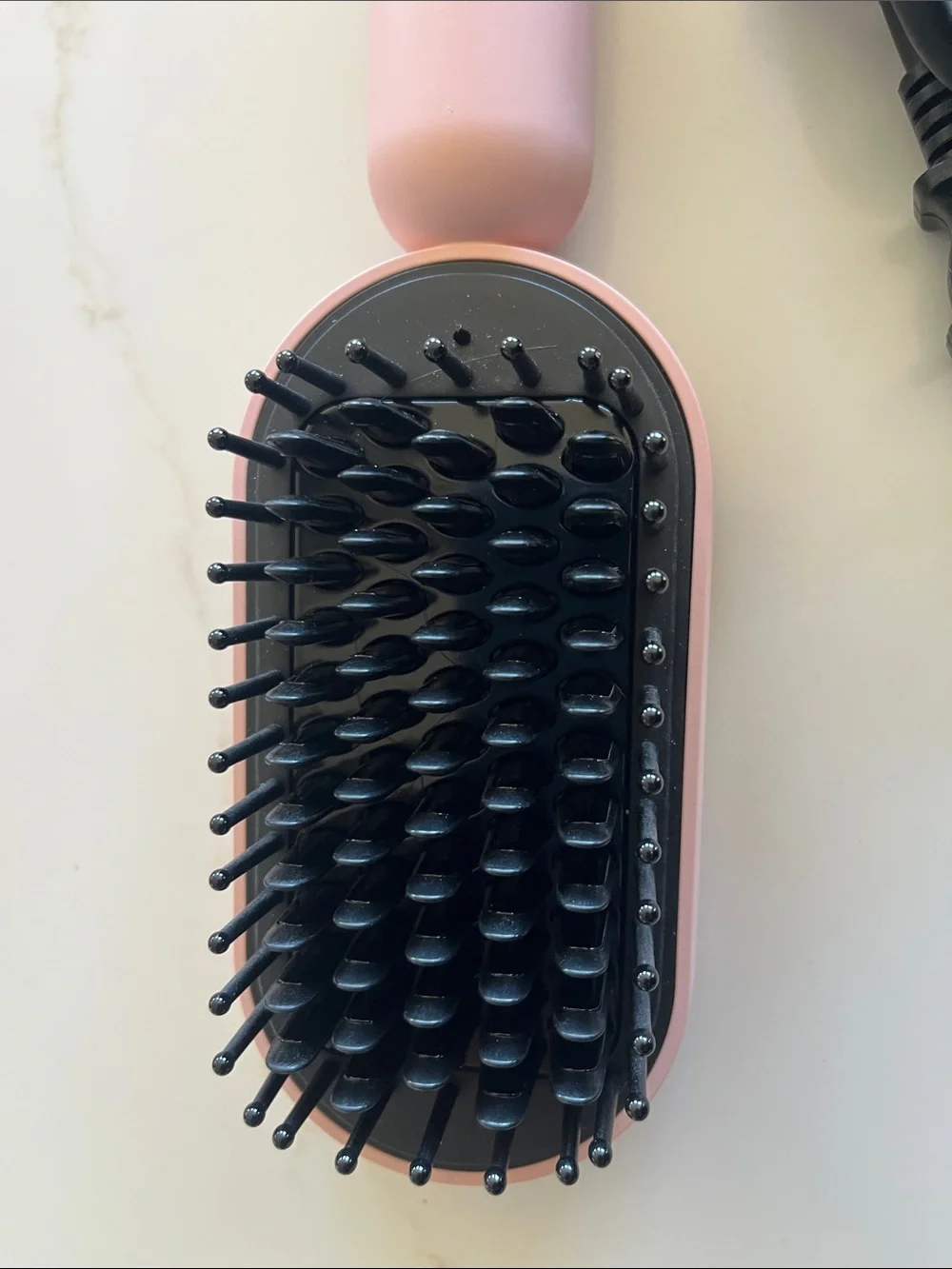 New Lange Rose Gold Mini Hair Straightener Brush
